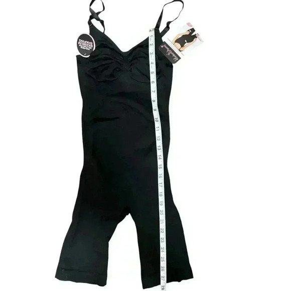 UnderWear Full Body Shaper With Molded Bra Firm Control Size Large Black - Picture 7 of 8